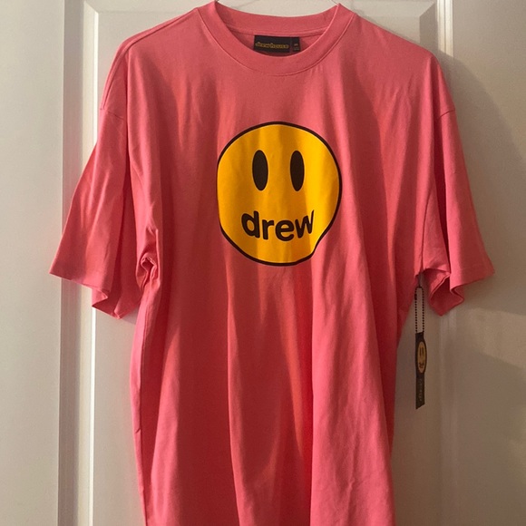 Drew house pink tee brand new!